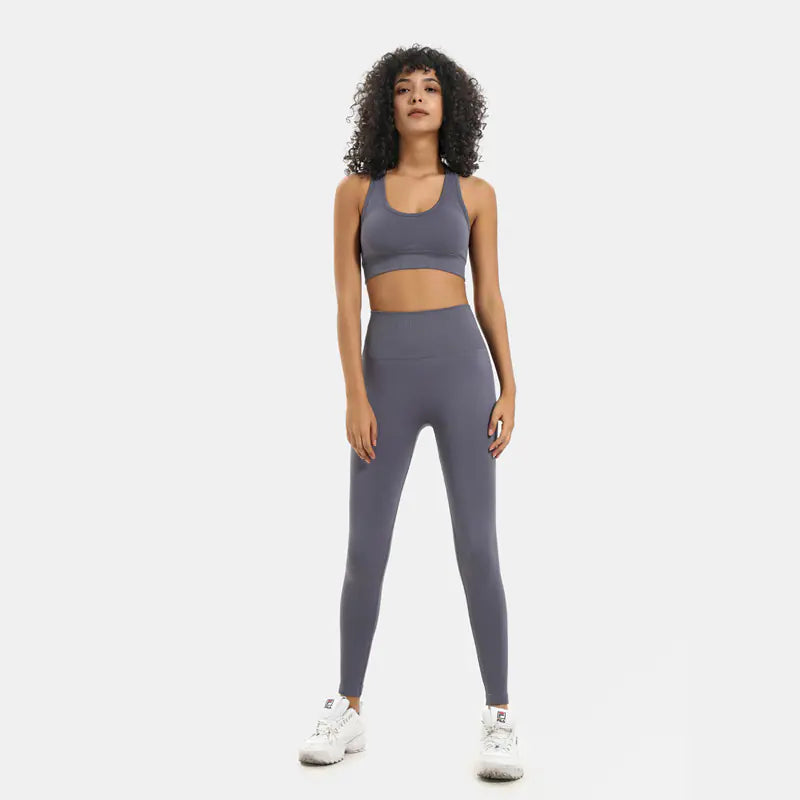 TheZynqo™ Seamless Yoga Set – High Waisted, Shapewear, and Ultra-Comfortable Activewear for Women