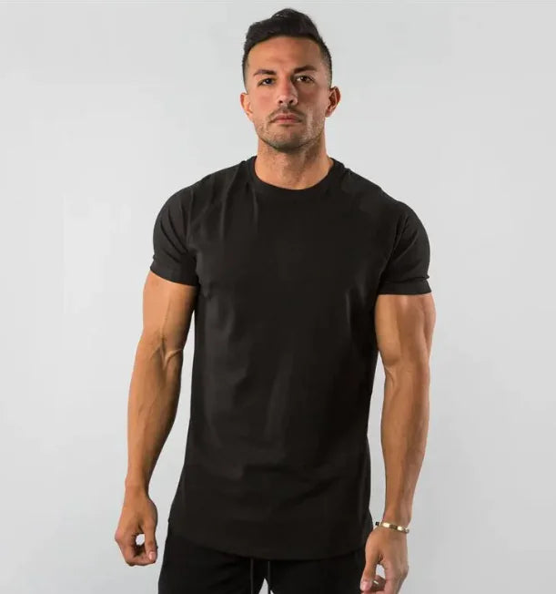 TheZynqo™  Summer Fitness Solid T-Shirt