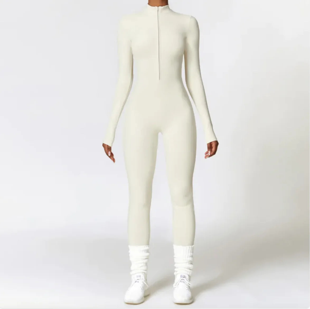 TheZynqo™ Women's Warm Zipper Yoga Jumpsuit