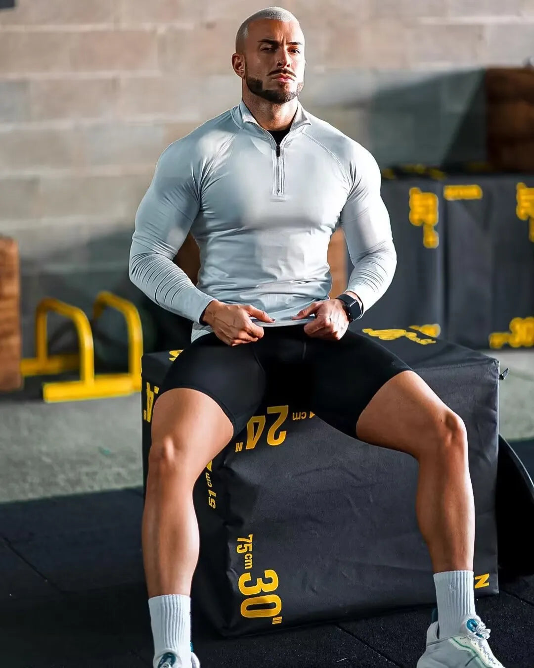 TheZynqo™  Half-Zip Fitness T-Shirt