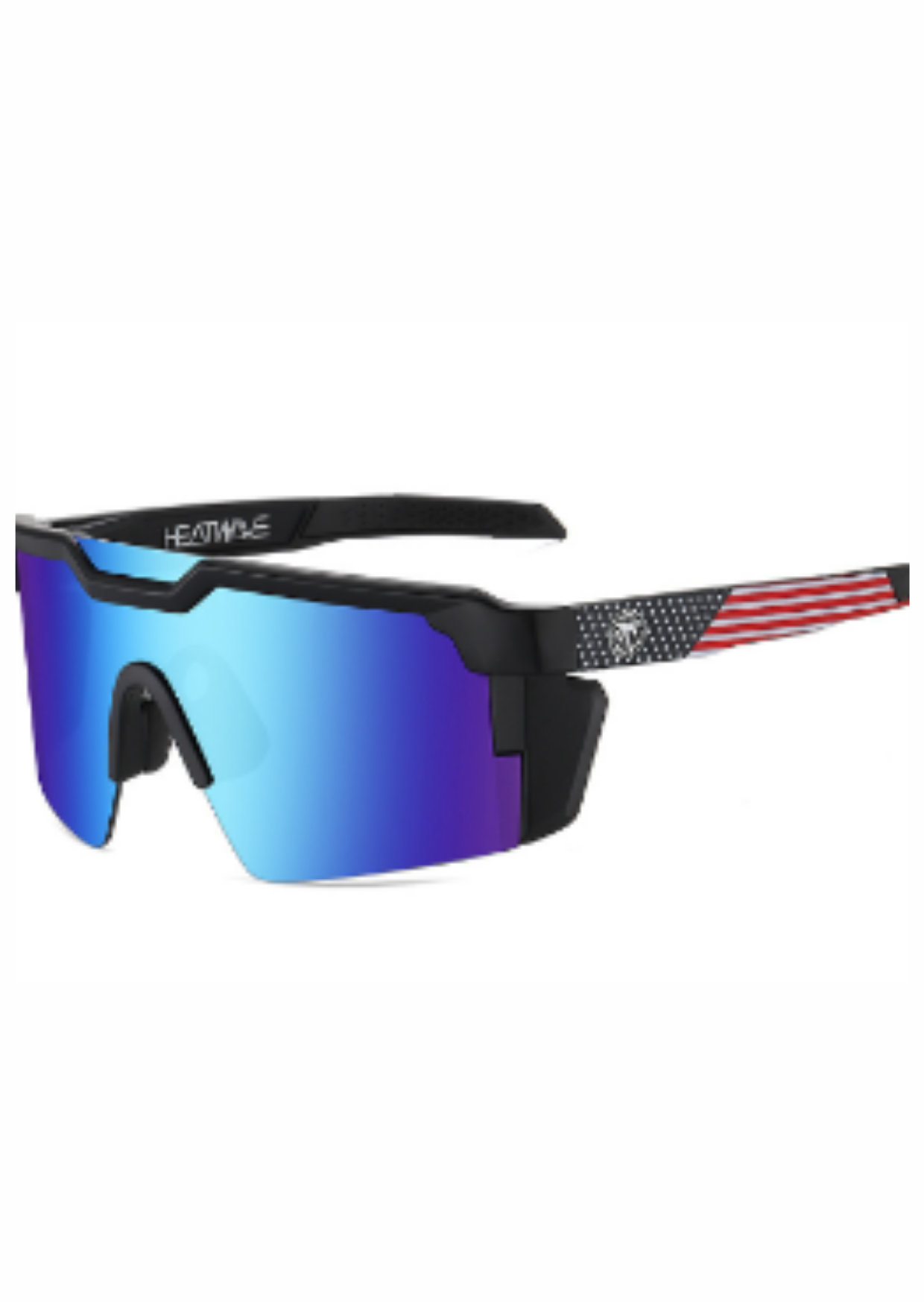 Lunettes de soleil de sport futuristes UV400 (une paire)