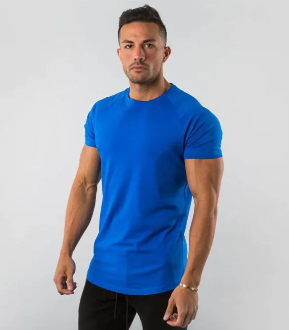 TheZynqo™  Summer Fitness Solid T-Shirt