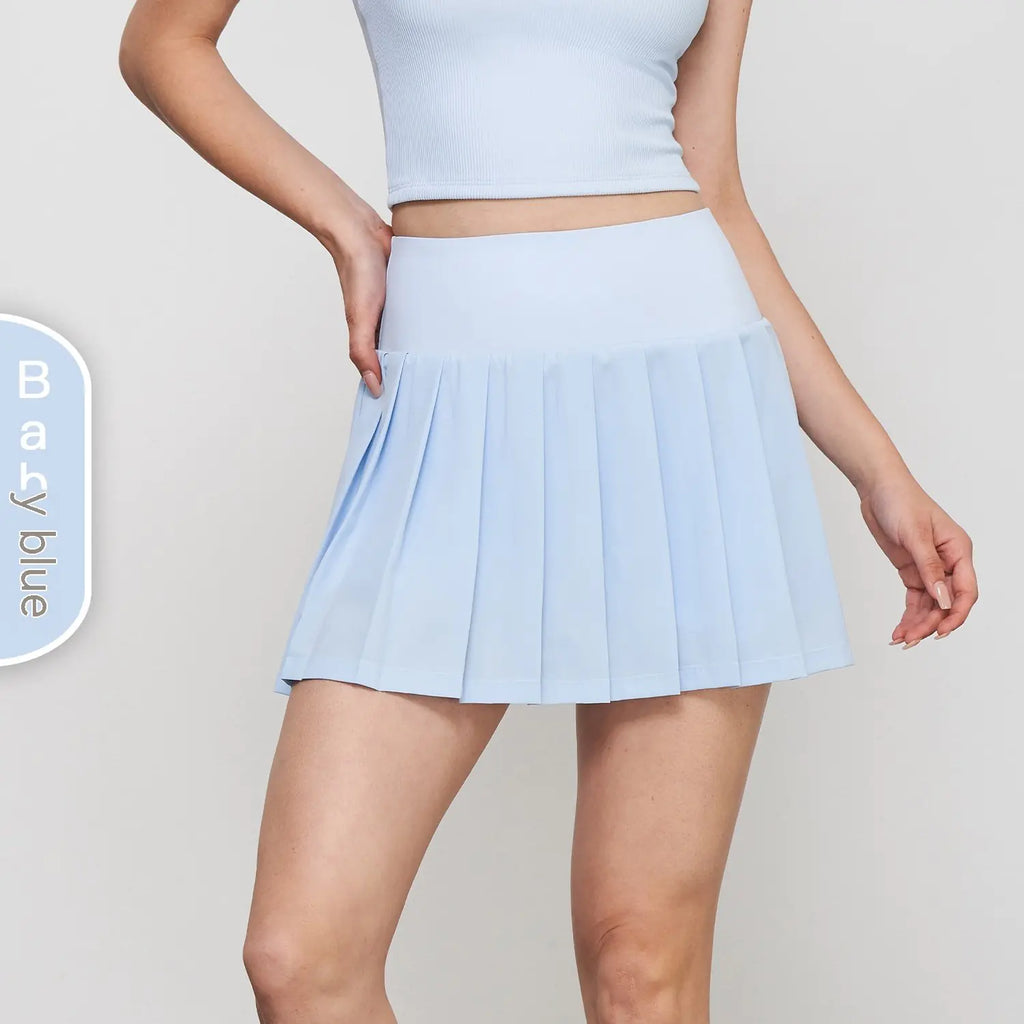TheZynqo™ Pleated Anti-Exposure One-Piece Fitness Skirt