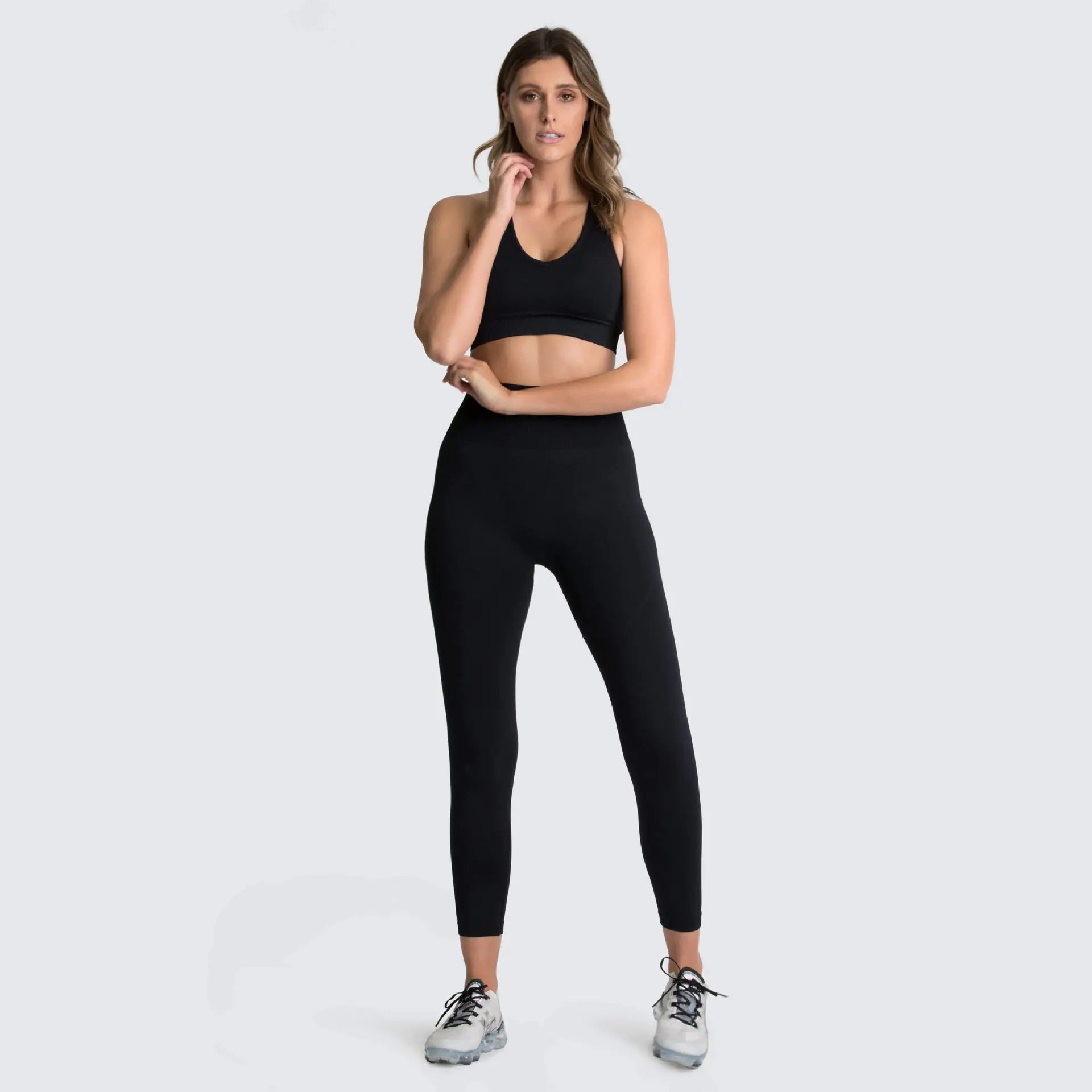 TheZynqo™ Seamless Yoga Set – High Waisted, Shapewear, and Ultra-Comfortable Activewear for Women