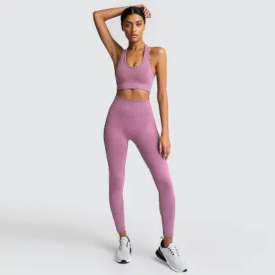 TheZynqo™ Seamless Yoga Set – High Waisted, Shapewear, and Ultra-Comfortable Activewear for Women