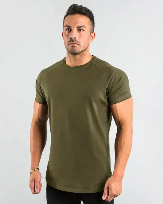 TheZynqo™  Summer Fitness Solid T-Shirt
