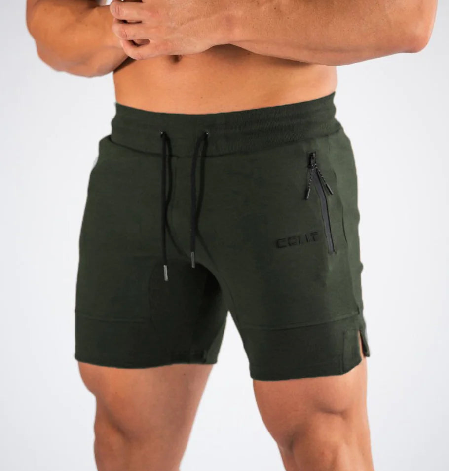 TheZynqo™  Men's Embroidered Zipper Shorts
