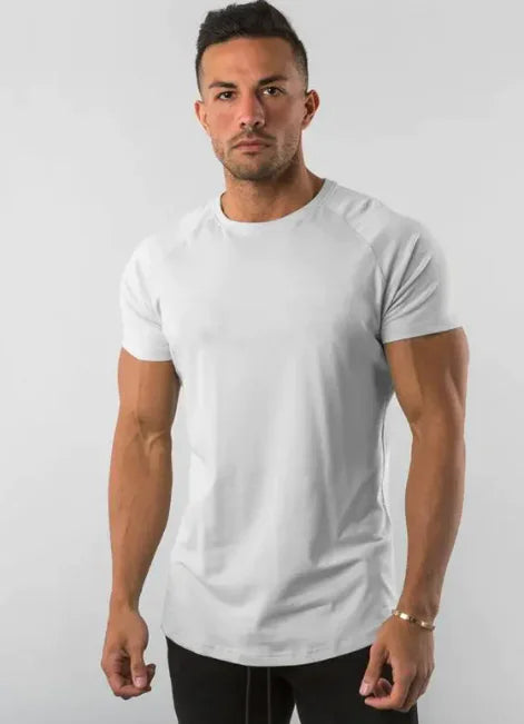 TheZynqo™  Summer Fitness Solid T-Shirt