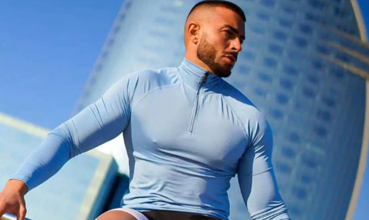 TheZynqo™  Half-Zip Fitness T-Shirt