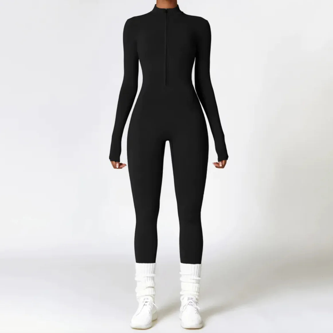 TheZynqo™ Women's Warm Zipper Yoga Jumpsuit