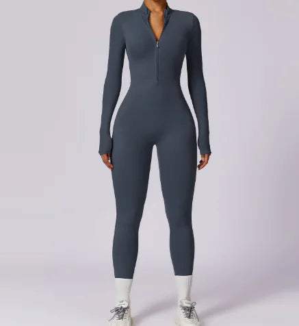 TheZynqo™ Women's Warm Zipper Yoga Jumpsuit