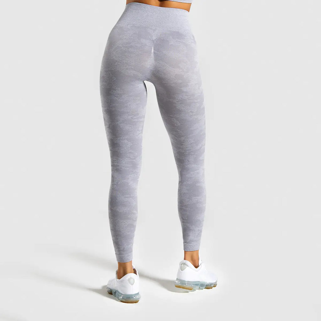 TheZynqo Camouflage Seamless Yoga Pants Set