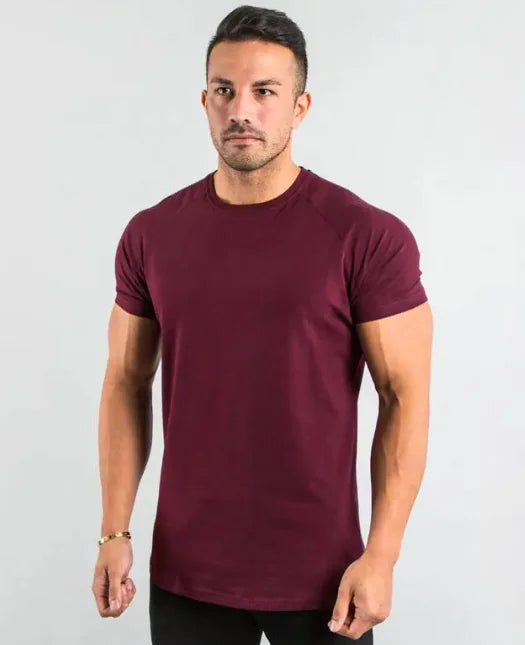 TheZynqo™  Summer Fitness Solid T-Shirt