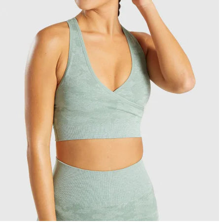 TheZynqo Camouflage Seamless Yoga Pants Set