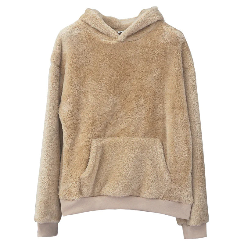 TheZynao Men's Velvet Hoodie