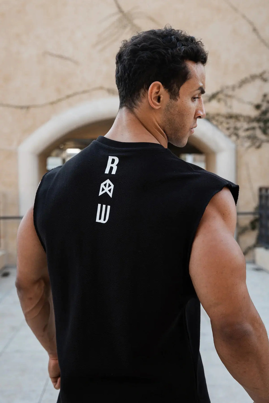 TheZynqo Men's Sleeveless Heavy Cotton Fitness Vest for Summer