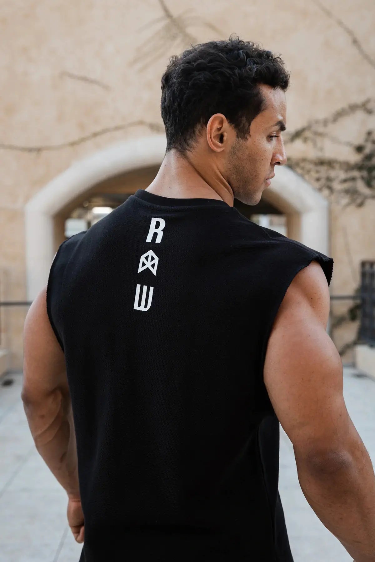 TheZynqo Men's Sleeveless Heavy Cotton Fitness Vest for Summer