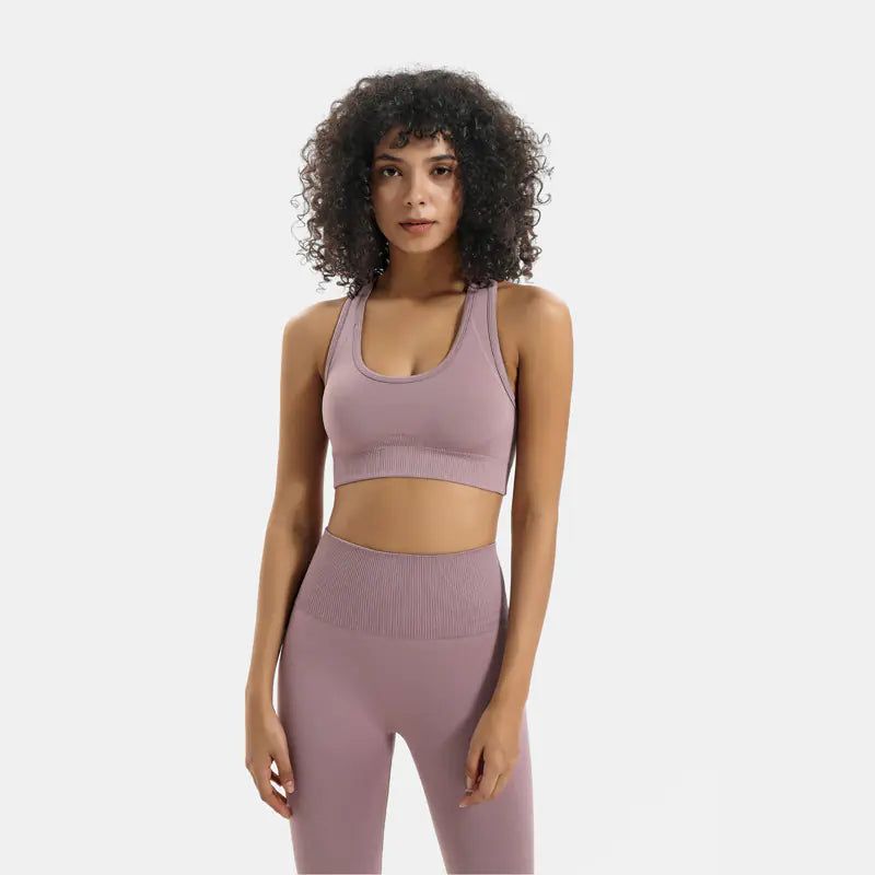 TheZynqo™ Seamless Yoga Set – High Waisted, Shapewear, and Ultra-Comfortable Activewear for Women