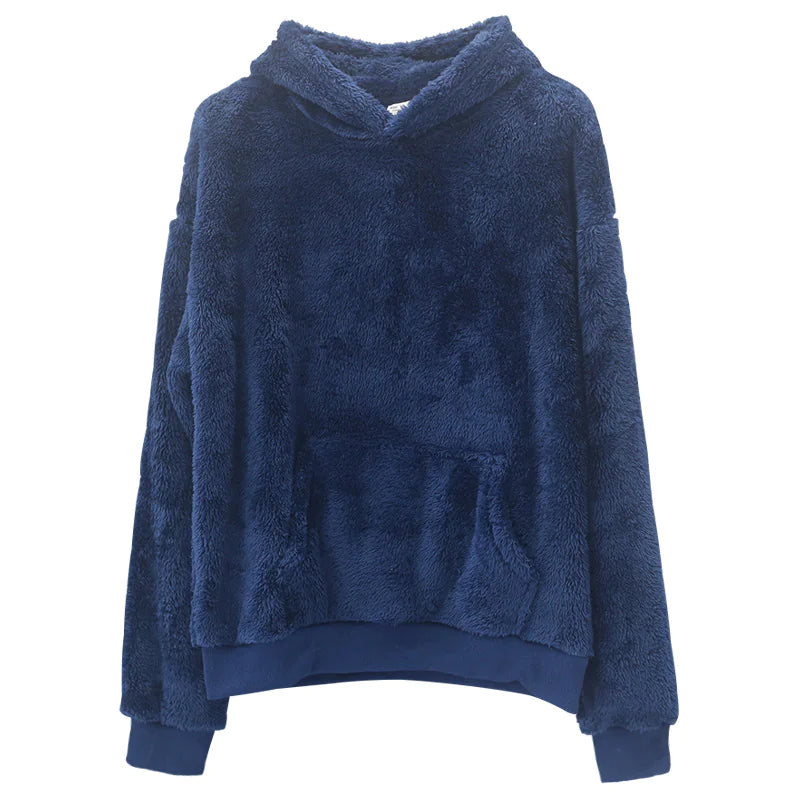 TheZynao Men's Velvet Hoodie