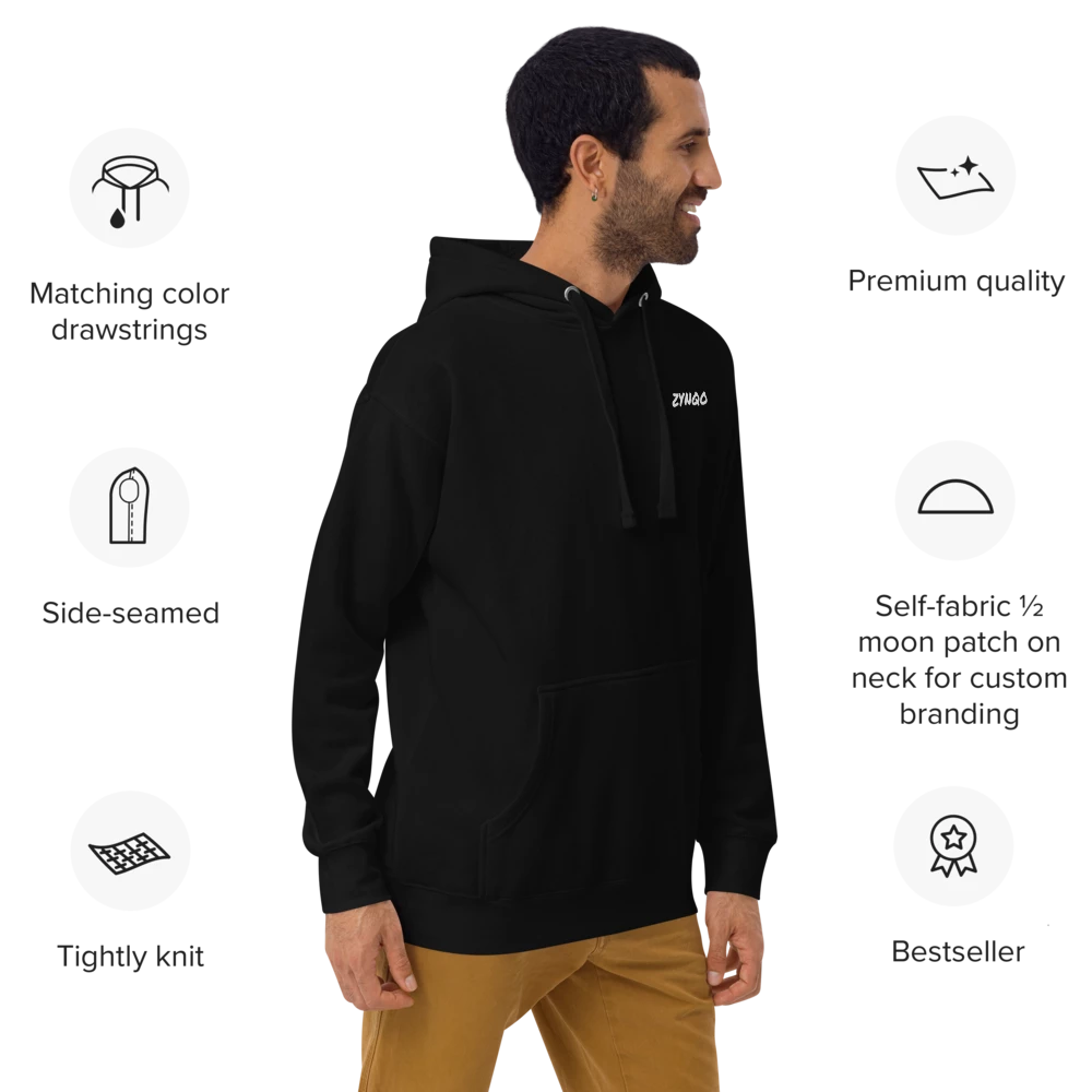 ZYNQO ESSENTIAL LOGO HOODIE – PREMIUM STREET FIT
