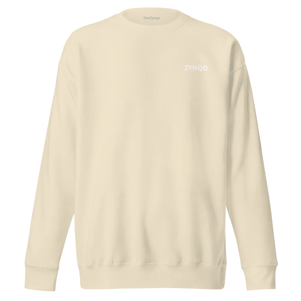 ZYNQO HERITAGE CREW – Sweat-shirt unisexe haut de gamme