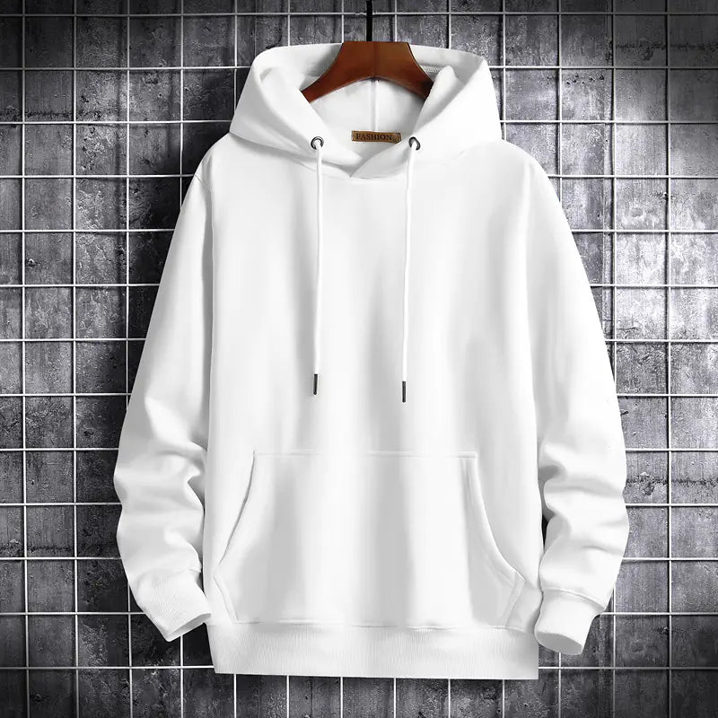 Zynqo Velvet Thick Cotton Men's Hoodie - Casual Streetwear